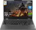 Lenovo LOQ Gaming Laptop | 15.6' FHD IPS 144Hz (100% sRGB G-SYNC) | AMD Ryzen 5 7235HS | 16GB DDR5 1TB SSD | NVIDIA GeForce RTX 4050 6GB | Backlit Wi-Fi 6 Privacy Camera Win11 Pro w/DLCA Accessory
