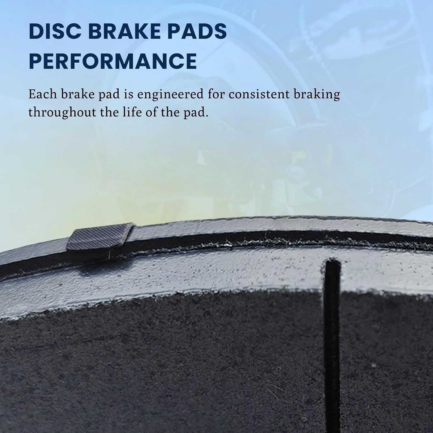 Break Pad Front Brake Pads - Brake Pad Set Replacement Car Brake Pad fits Chevy Silverado 2500 HD Classic 2007-2007 fits Chevrolet Silverado 3500 2001-2007