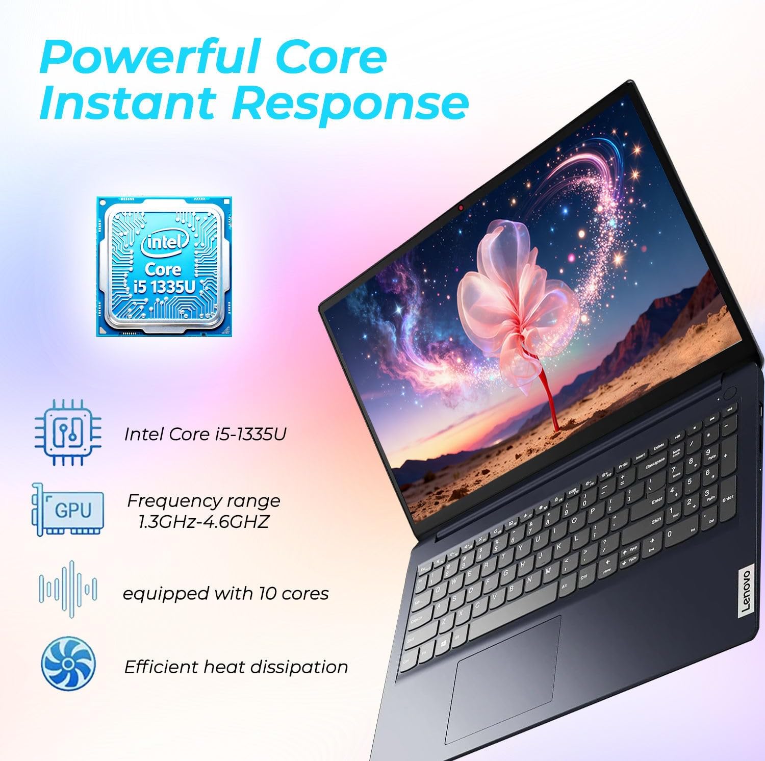 Lenovo Newly Designed 15.6' Touchscreen Business Laptop with MS Office,Intel Core i5-1335U Processor (Beats i7-1255U), 24GB RAM, 1TB SSD, IPS Touch Display, Windows 11 with WOWPC Recovery USB
