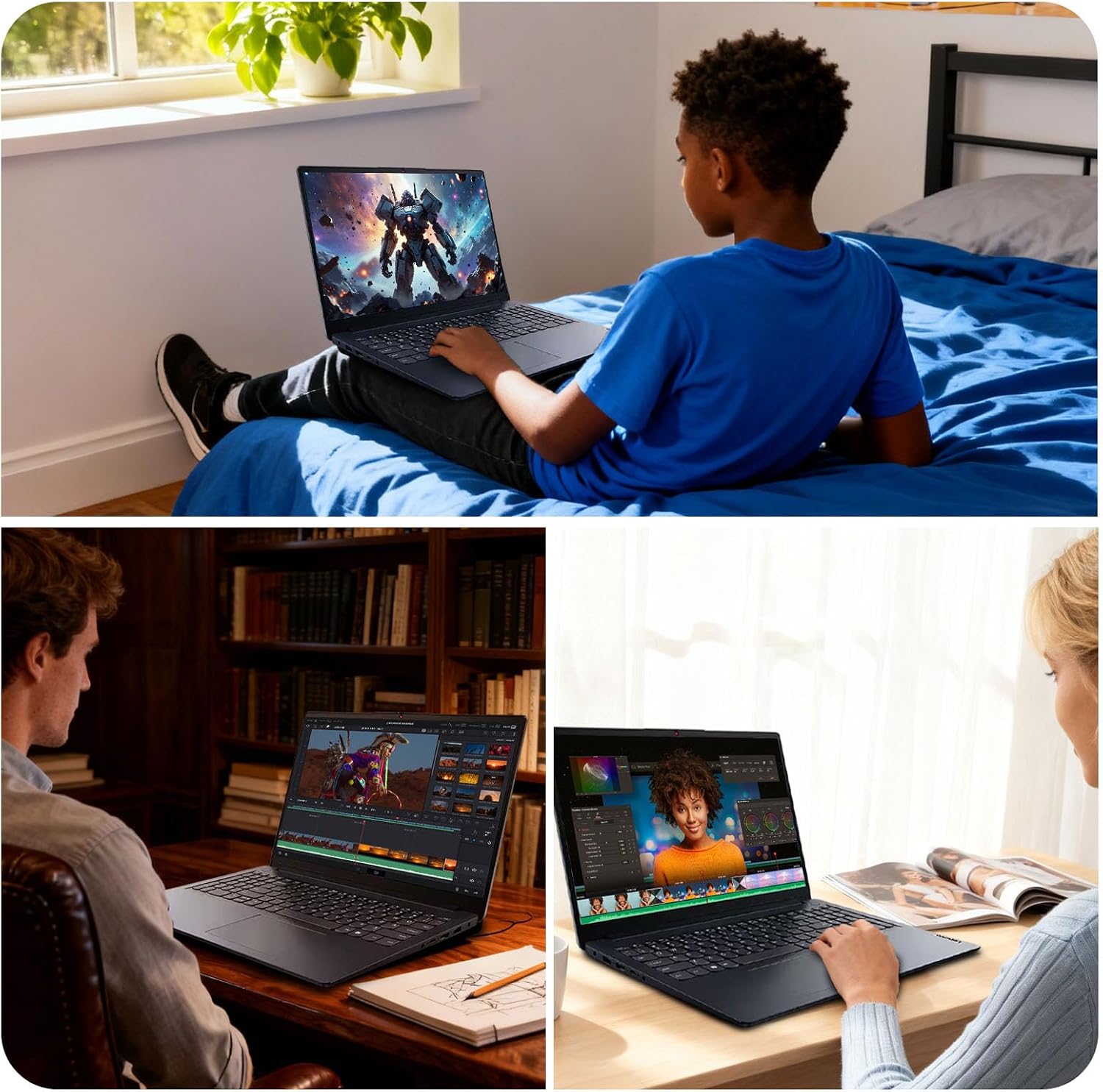 Lenovo 2026 Ideapad 1i 15 Inch Touchscreen Laptop Computer, 15.6' FHD IPS Touch Screen Laptop, Intel 10-Core i5-1335U (Beat i7-1255U), Windows 11 Pro 16GB RAM 1TB SSD, 10-Key Number Pad