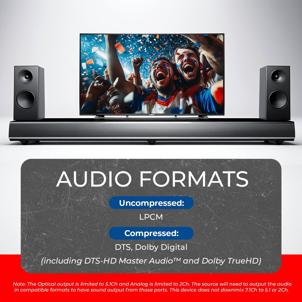 OREI 4K@60Hz 4×4 HDMI Matrix Switch with Downscaler & ARC, 18Gbps, HDCP 2.2, HDR, Audio Extraction (Optical & Analog), 4K-to-1080p Scaling, IR Remote (UHD-404R)