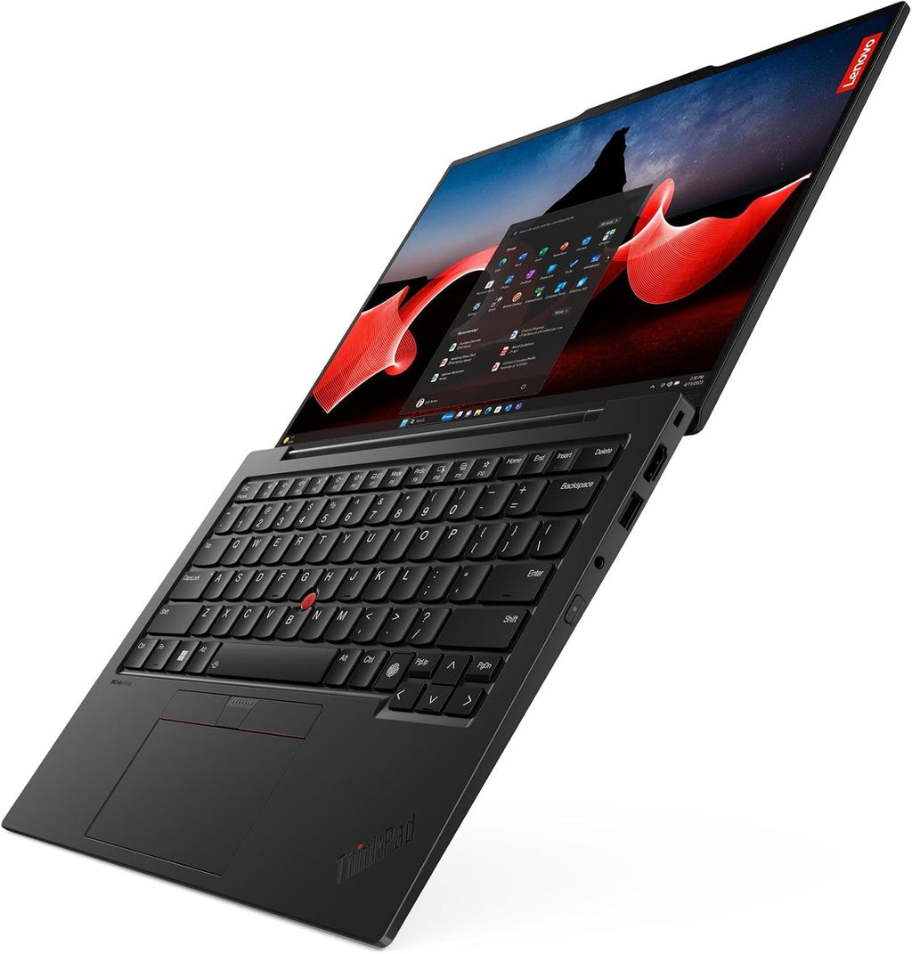 Lenovo ThinkPad X1 Carbon Gen 12 AI PC Laptop (14' FHD+ Touchscreen, Intel Core Ultra 7 165U vPro, 32GB DDR5, 1TB SSD), Backlit, Fingerprint Reader, IR Webcam, 2X Thunderbolt 4, IST HUB, Win 11 Pro