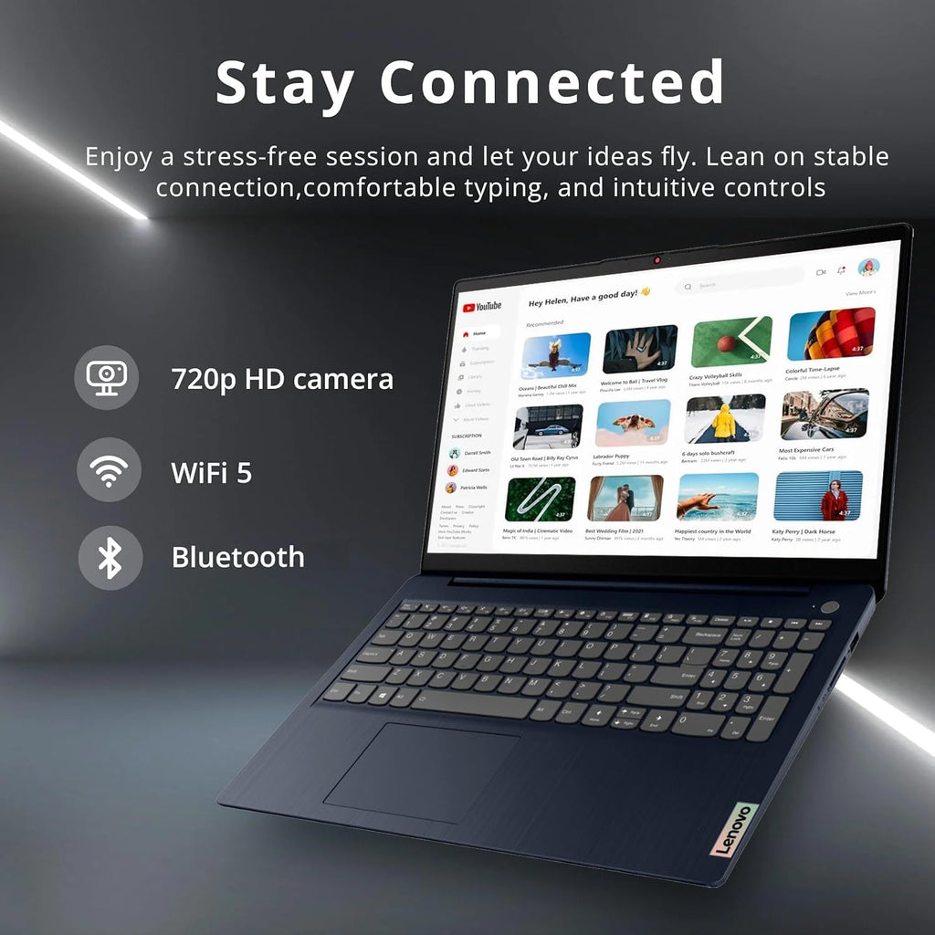 Lenovo IdeaPad 1 15.6' FHD Laptop, 12th Gen Intel Core i3-1215U 6-Core Processor, 16GB DDR4 Memory, 1TB PCIe SSD, SD Card Reader, HDMI, Webcam, Wi-Fi & Bluetooth, Windows 11 Pro, Blue