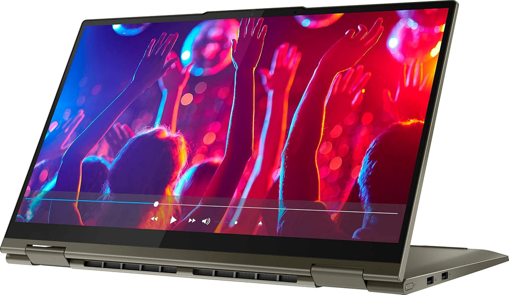 2022 LENOVO Yoga 7i 2-in-1 Laptop 15.6 inch FHD Touchscreen Intel EVO Platform 11th Core i7-1165G7 Iris Xe Graphics 12GB DDR4 512GB NVMe SSD WI-FI 6 Windows 11 Home Fingerprint Backlit Keyboard