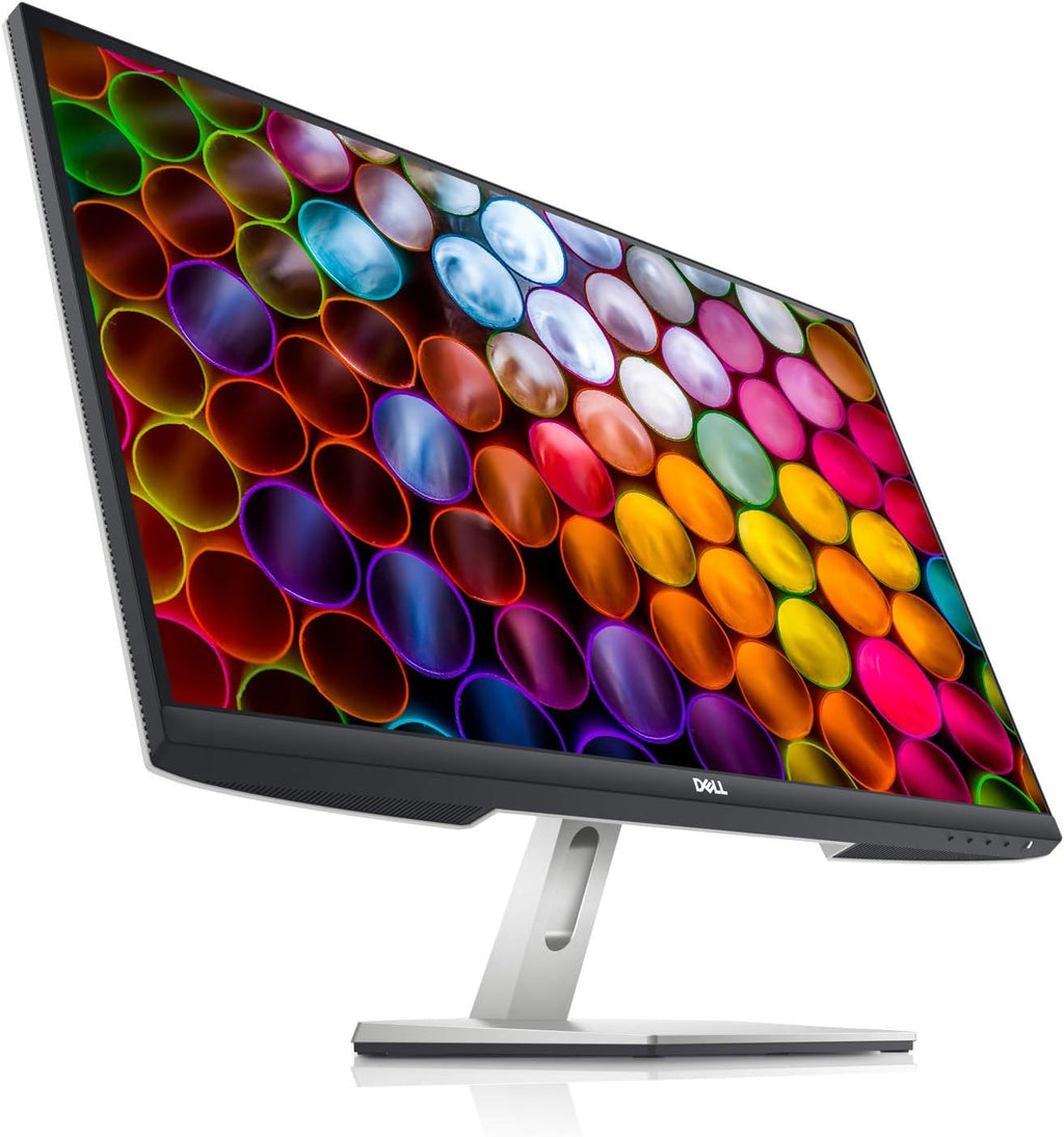 Dell S2421H 24 Inch Full HD 1080p Monitor, IPS Ultra-Thin Bezel, 2 x HDMI Ports, Built-in Speakers, Silver