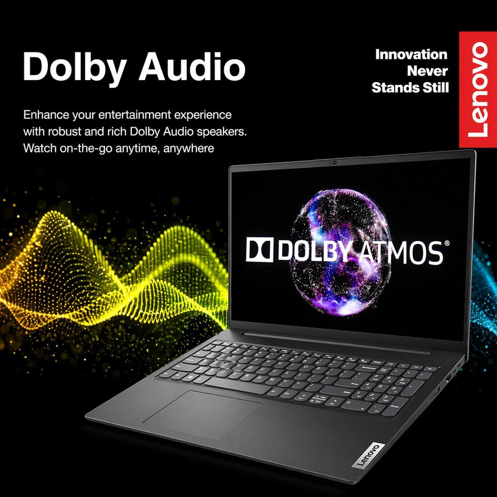 Lenovo V15 Business Laptop, Next-Gen Intel Quad-Core Processor, 15.6' FHD 1080p IPS Display, 32GB DDR5 RAM, 1TB SSD, Wi-Fi 6, RJ-45, Dolby Audio, Windows 11 Pro w/MS 365 for the Web, no Mouse