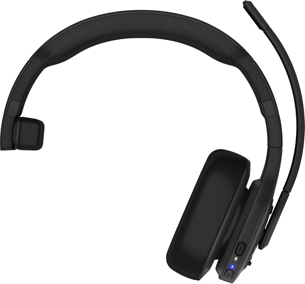 Garmin dēzl™ Headset 100, Single-Ear Premium Trucking Headset, Active Noise Cancellation, Superior Battery Life and Memory Foam Ear Pads