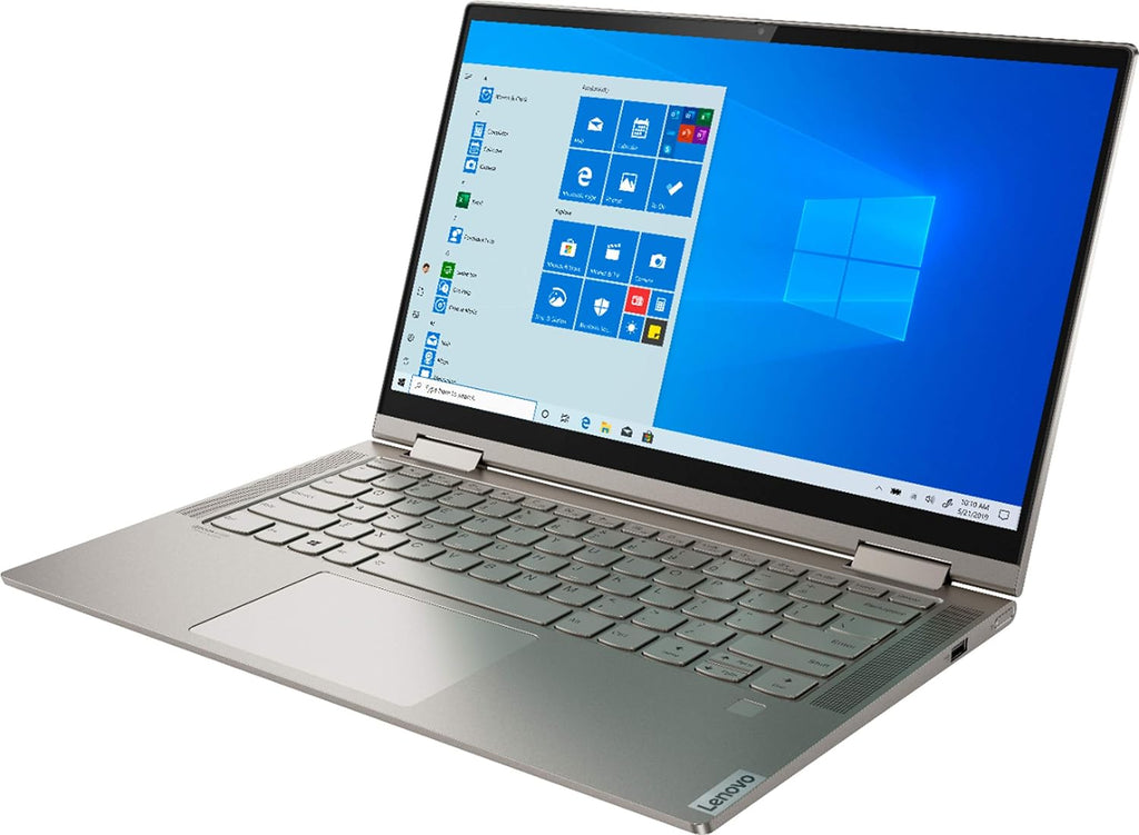Lenovo Yoga C740 2-in-1 14' Full HD 1080p Touchscreen Laptop PC, Intel Core i5-10210U Quad Core Processor, 8GB DDR4 RAM, 256GB SSD, Backlit Keyboard, Webcam, WiFi, Bluetooth, Windows 10, Mica