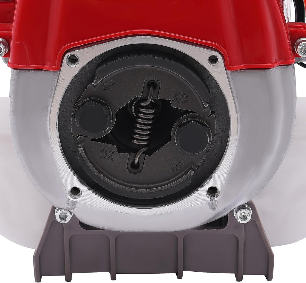 LOYALHEARTDY Gas Engine 4-Stroke 31CC Multi-Use Gas Motor Hand Pull Start Air Cooling Single-Cylinder Lawn Mower Engine Gas Powered Multi-Use Gas Motor, W57R24ERF54