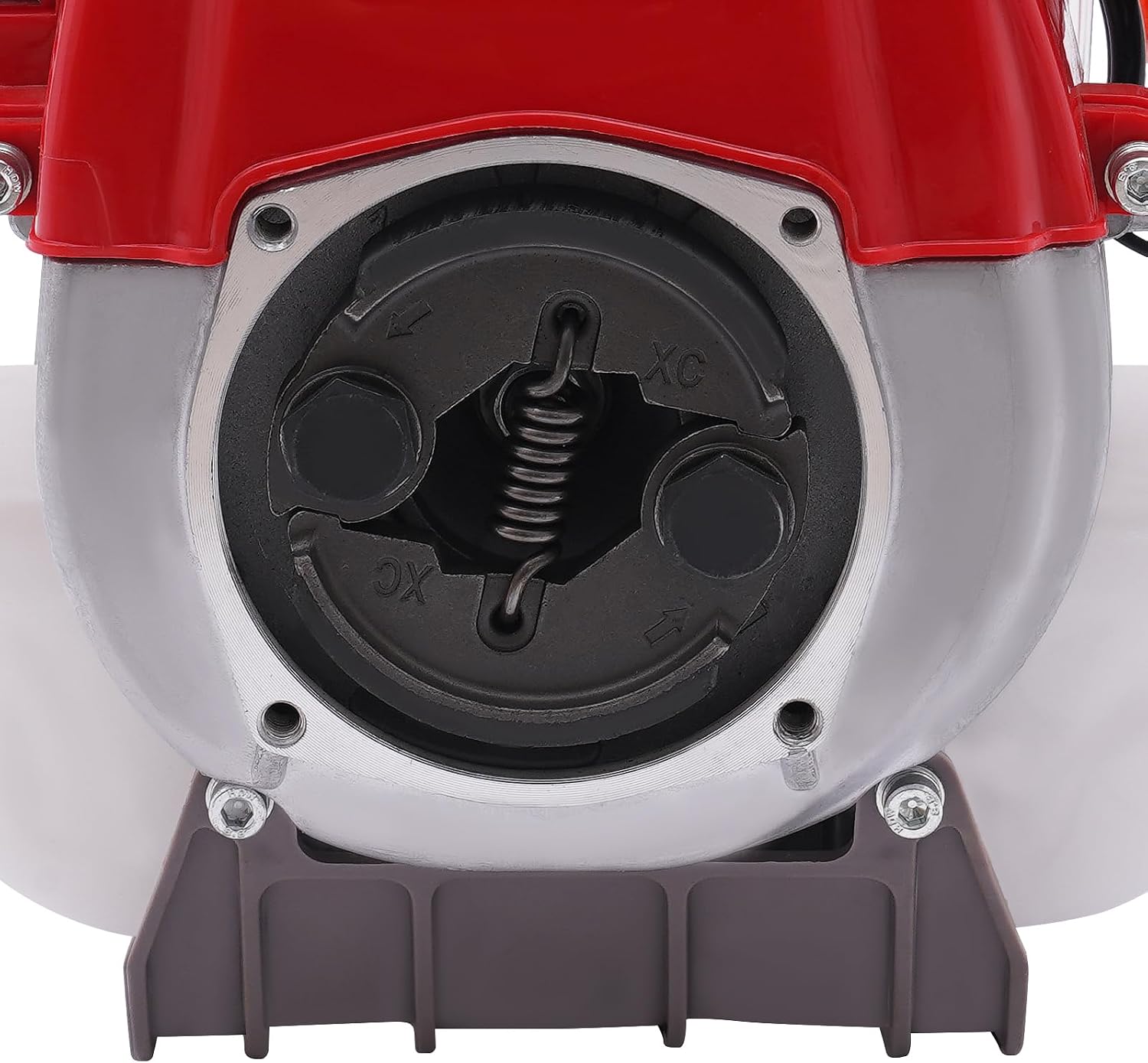 LOYALHEARTDY Gas Engine 4-Stroke 31CC Multi-Use Gas Motor Hand Pull Start Air Cooling Single-Cylinder Lawn Mower Engine Gas Powered Multi-Use Gas Motor, W57R24ERF54