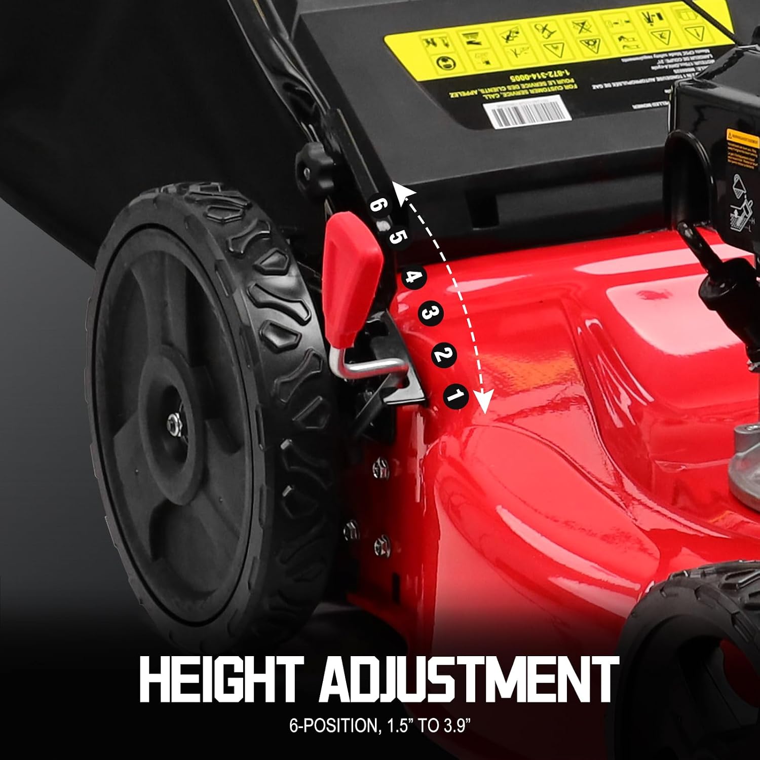 PowerSmart Gas Lawn Mower 21-inch with 140cc Briggs and Stratton E550 Engine, 2-in-1 Push Mower with Mulch, Bagger