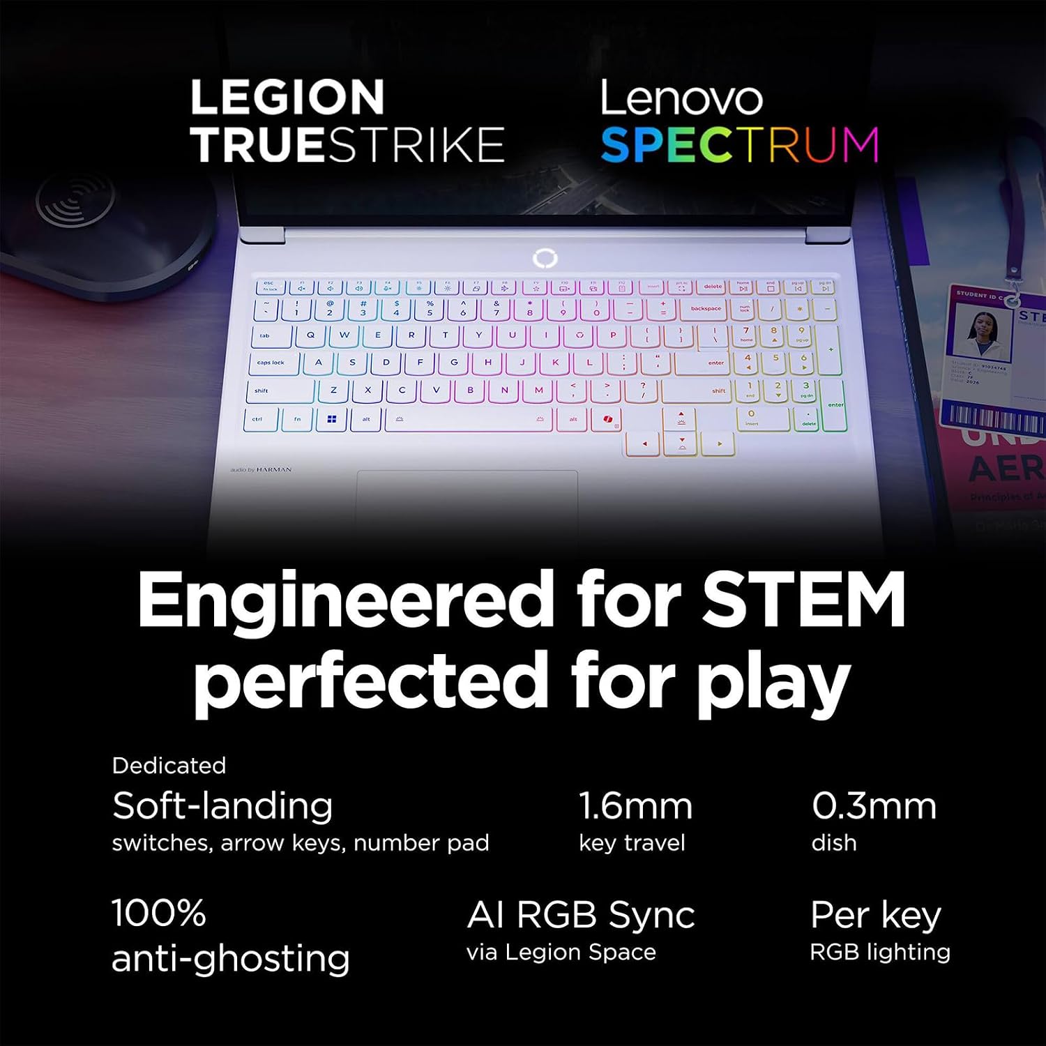 Lenovo Legion 7i 16' Gaming Laptop, WQXGA 165Hz OLED Display, Intel Core Ultra 7 255HX, NVIDIA GeForce RTX 5060, 32GB RAM, 1TB SSD, Wi-Fi 7, RGB Backlit, Win 11, w/Mytrix Accessory Lifetime Office