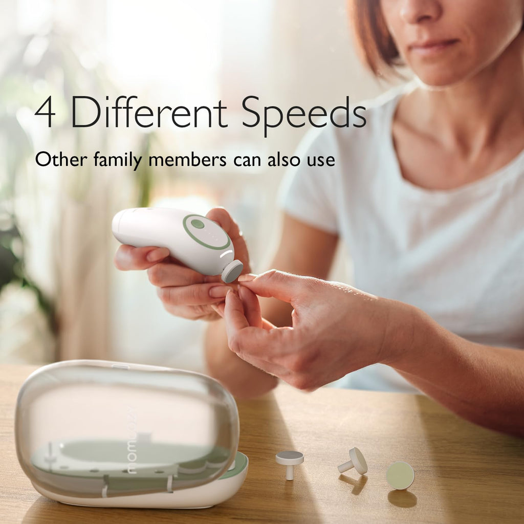 Momcozy Smart WiFi Baby Monitor with Camera and Audio & Momcozy Baby Nail File Electric, Gentle Baby Nail Trimmer Electric Rechargeable