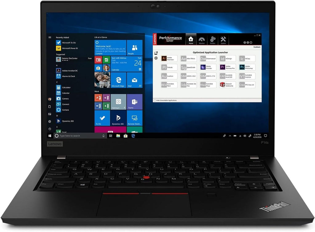 Lenovo ThinkPad P14s Mobile Workstation, Nvidia Quadro P520, Intel Core i7-10610U, 16GB RAM, 512GB RAM, 14' FHD Laptop Computer, ThinkPad Laptop Windows 11 Pro (Renewed)