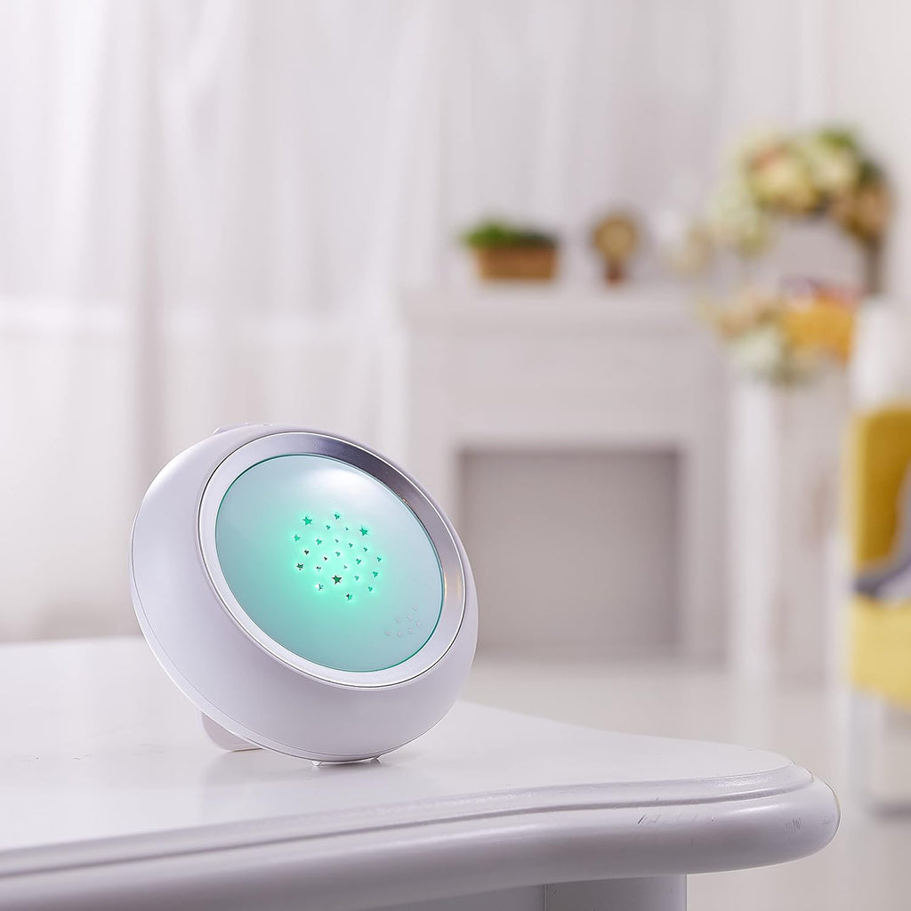 Bebcare Hear Audio Baby Monitor with Ultra-Low Radiation Safe Technology, Breathing Sensor, Night Light and White Noise Silencer for Reception up to 2000 feet (with Breathing Sensor Mat)