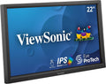 ViewSonic TD2223 22 Inch 1080p Touch Screen Monitor, 10-Point Multi IR Touch for Retail POS and Kiosks, Durable 7H Scratch-Resistant Glass, Eye Care Technology, HDMI, VGA, DVI, and USB Hub Inputs