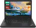 Lenovo ThinkPad T480 Laptop, Windows 11 Pro Business Notebook, 14' FHD (1920 x 1080), Intel Core i7-8650, 16GB DDR4 RAM, 512GB SSD, CAM (Renewed)