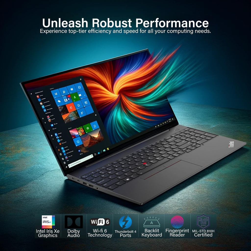 Lenovo ThinkPad E16 | 16' FHD IPS | 13th Gen Intel i7-1355U | Backlit Keyboard | Intel Iris Xe Graphics | Ethernet Port | Fingerprint Reader | 1 Year Office | Win 11 Pro (24GB RAM | 1TB PCIe SSD)