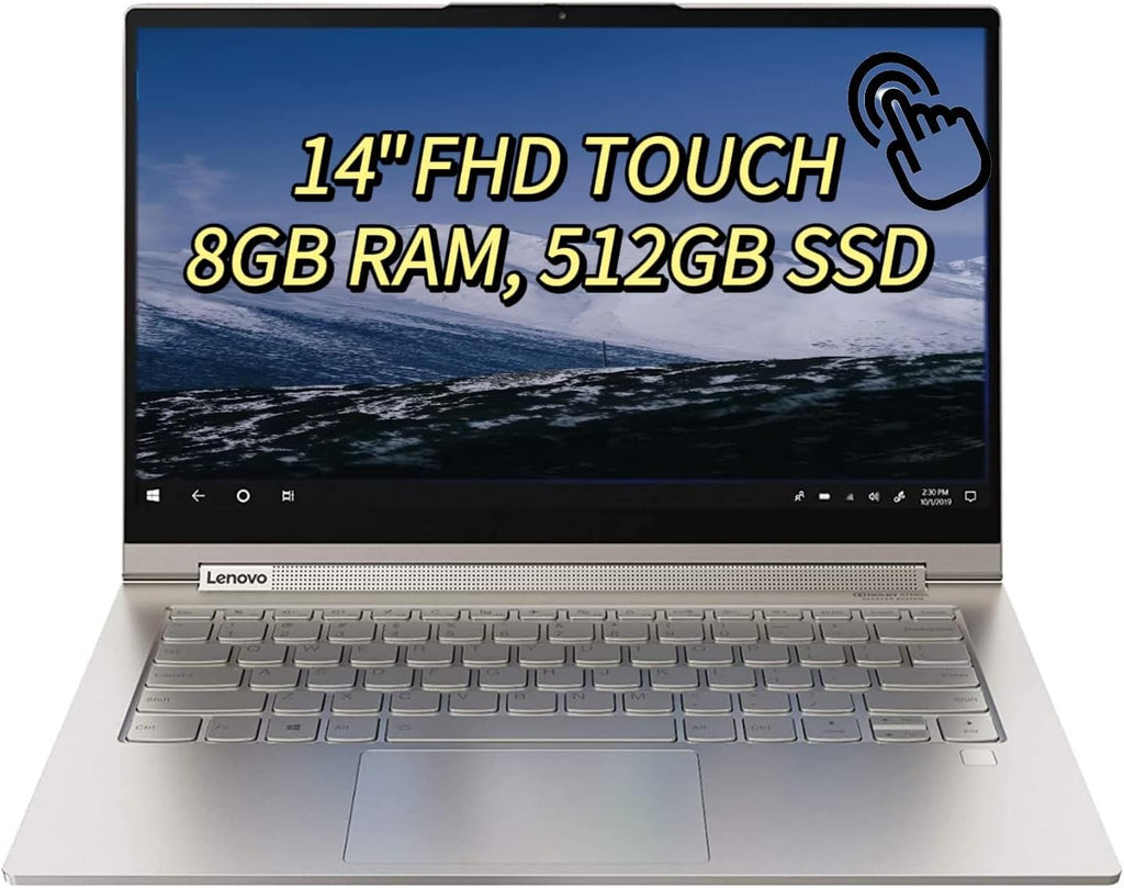 Lenovo Yoga C940-14 FHD(1920x1080) IPS Touch, 360° 2-in-1 Design, Fingerprint Reader, Intel 10th gen i7-1065G7 up to 1.3 GHz, 4 Cores, 8GB DDR4 RAM, 512GB SSD, Win 10, Gray, EAT Pen