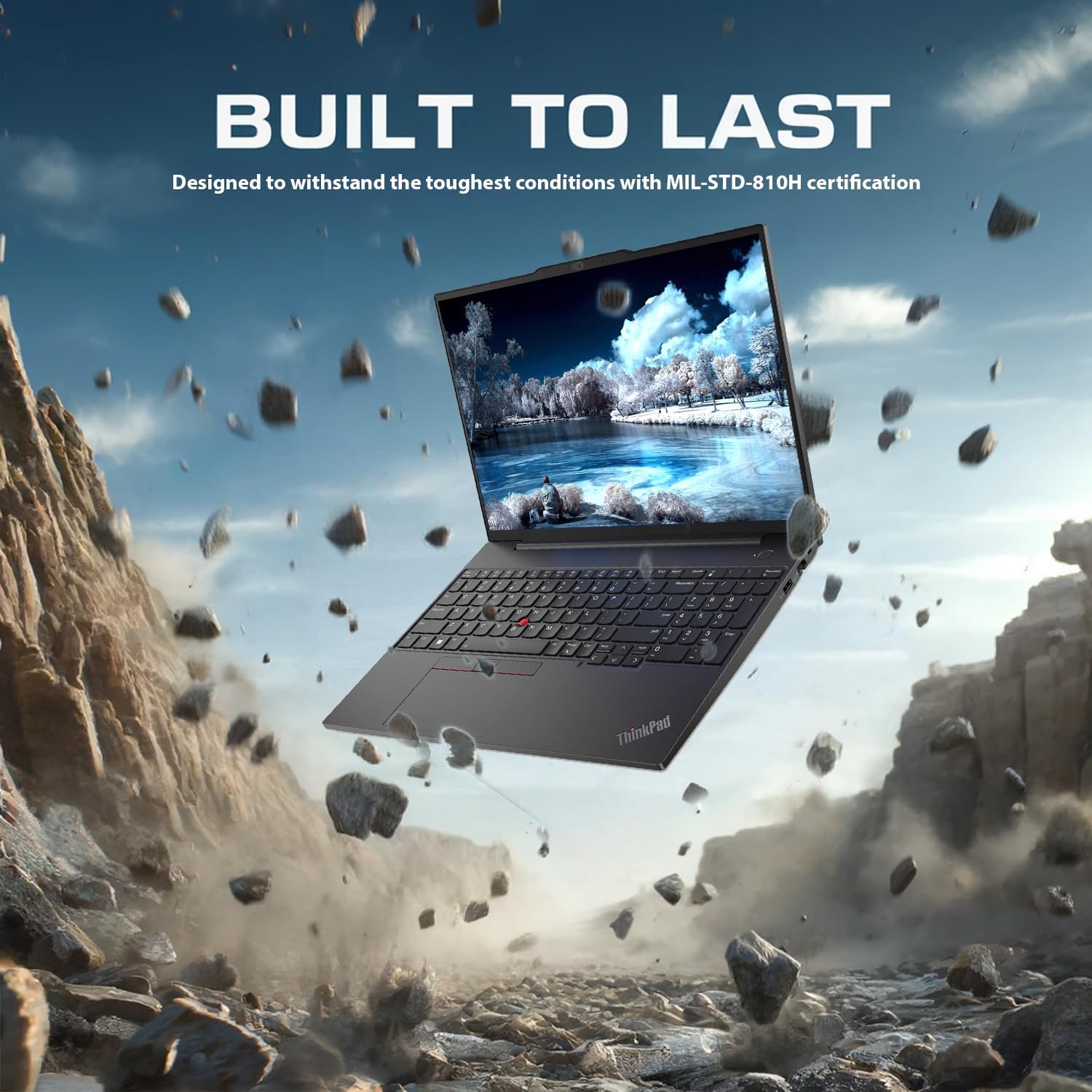 Lenovo ThinkPad E16 | 16' FHD IPS | 13th Gen Intel i7-1355U | Backlit Keyboard | Intel Iris Xe Graphics | Ethernet Port | Fingerprint Reader | 1 Year Office | Win 11 Pro (24GB RAM | 1TB PCIe SSD)