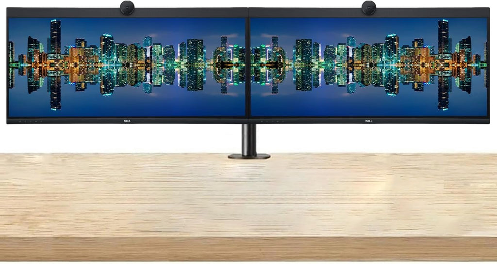 Dell P3424WEB Curved 34-inch 1440P WQHD 2K Monitor, 2-Pack P3424WE, Dock, DisplayPort, USB Hub, USB-C, Ethernet, Webcam, Speaker, Microphone and Desk Mount Stand (Renewed)