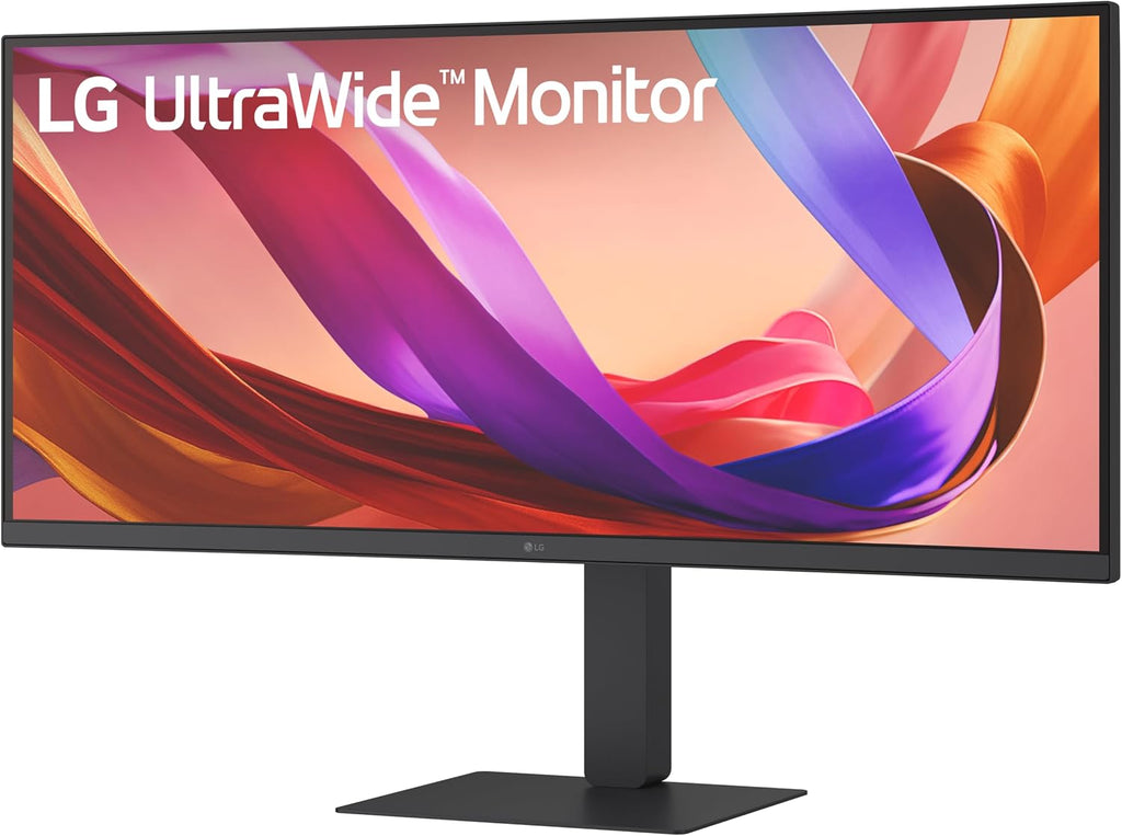 LG 34U650A-B 34-inch UltraWide WQHD (3440 x 1440) IPS Curved Wide Computer Monitor, 100Hz, HDR10, Built-in Speaker, HDMI, DisplayPort, USB Type-C PD 96W, Tilt/Height/Swivel Adjustable Stand, Black