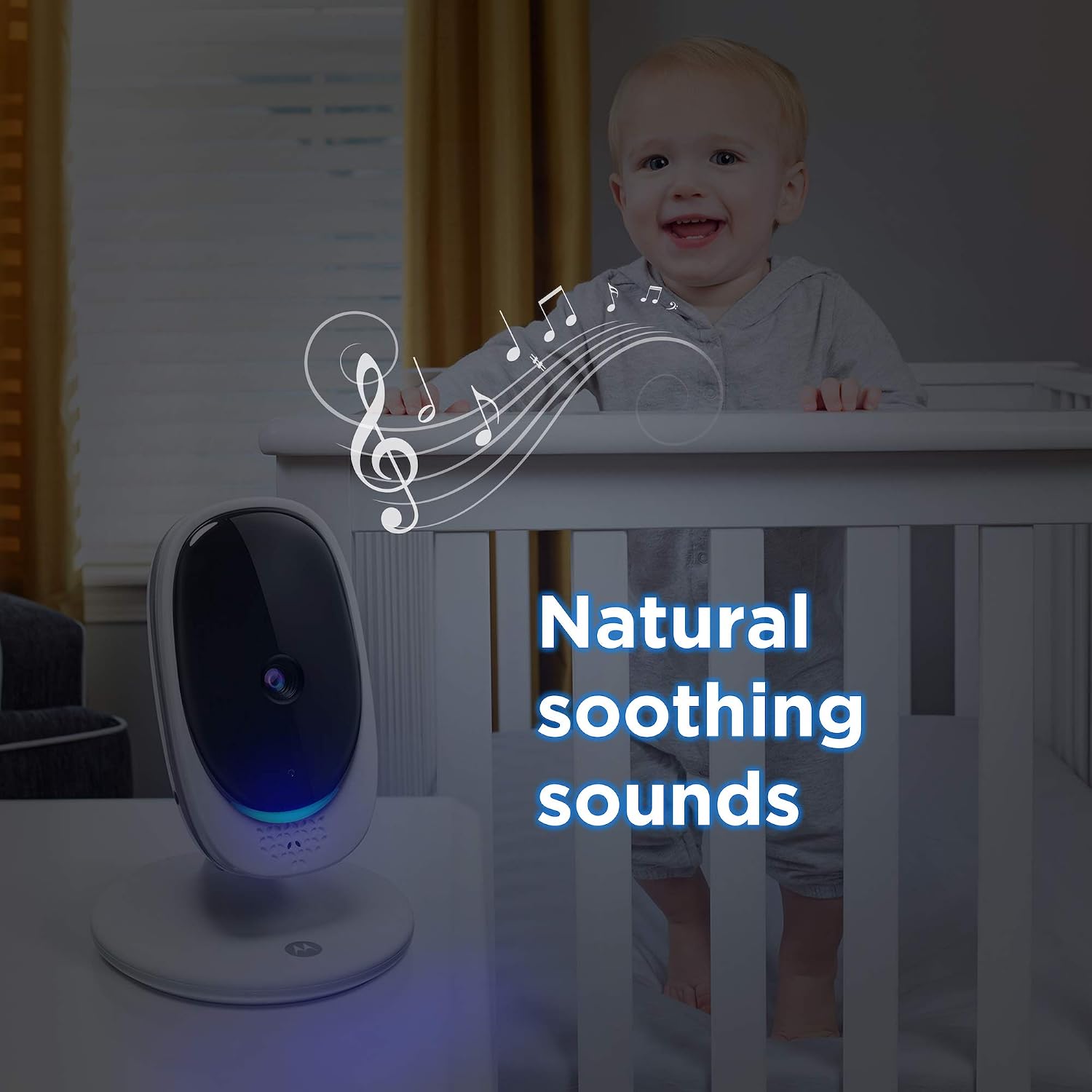 Motorola Comfort 50-2 Video Baby Monitor 5' LCD Color Display and 2 Cameras with Digital Zoom, Two-Way Audio, Infrared Night Vision and 5 Soothing Lullabies