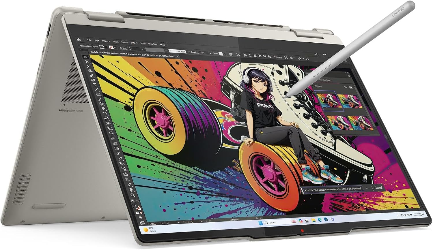 Lenovo Yoga 7 2-in-1 Laptop: 14' WUXGA 600nits Touch • AMD Ryzen AI 7 350 • AMD Radeon 860M Graphics • 16 GB DDR5 SDRAM • 1 TB NVMe SSD • Win11 Pro • WiFi 7 • Backlit Keyboard • 5MP+IR Camera