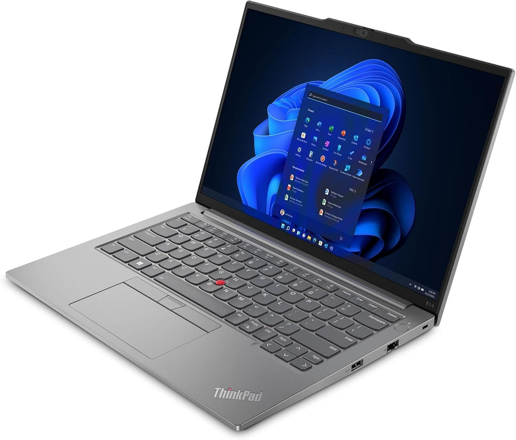 Lenovo Laptop | ThinkPad E14 Gen 5 | 14' 1920 x 1200 IPS | Intel Core i7-1355U 10-Core | 16GB DDR4 | 512GB SSD | Windows 11 Pro | Wi-Fi 6 - Bluetooth 5.1 - Backlit KB - 1080p Camera - Arctic Grey