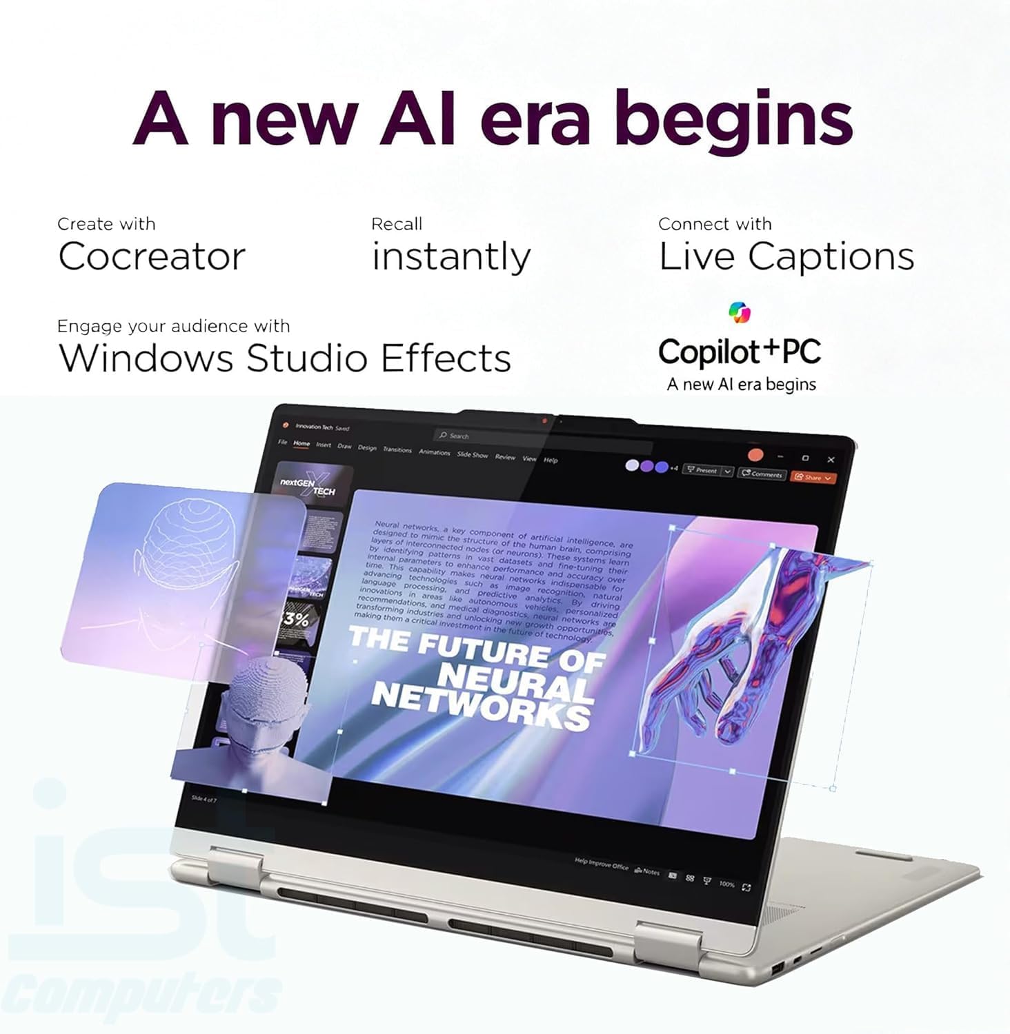Lenovo Yoga 7 2-in-1 Copilot+ Laptop 16.0' Touch IPS WUXGA Display (AMD Ryzen AI 5 340 (Up to 50 Tops), 16GB LPDDR5X, 1TB SSD, Backlit KB, FP, WiFi 7, HD Webcam, Win 11 Pro) with DKZ USB Port Expander
