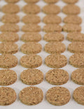 The Felt Store Adhesive Kiss Cut Cork Button Rolls - 1/8' Thick, 1/2' Dia, 2850 Pieces
