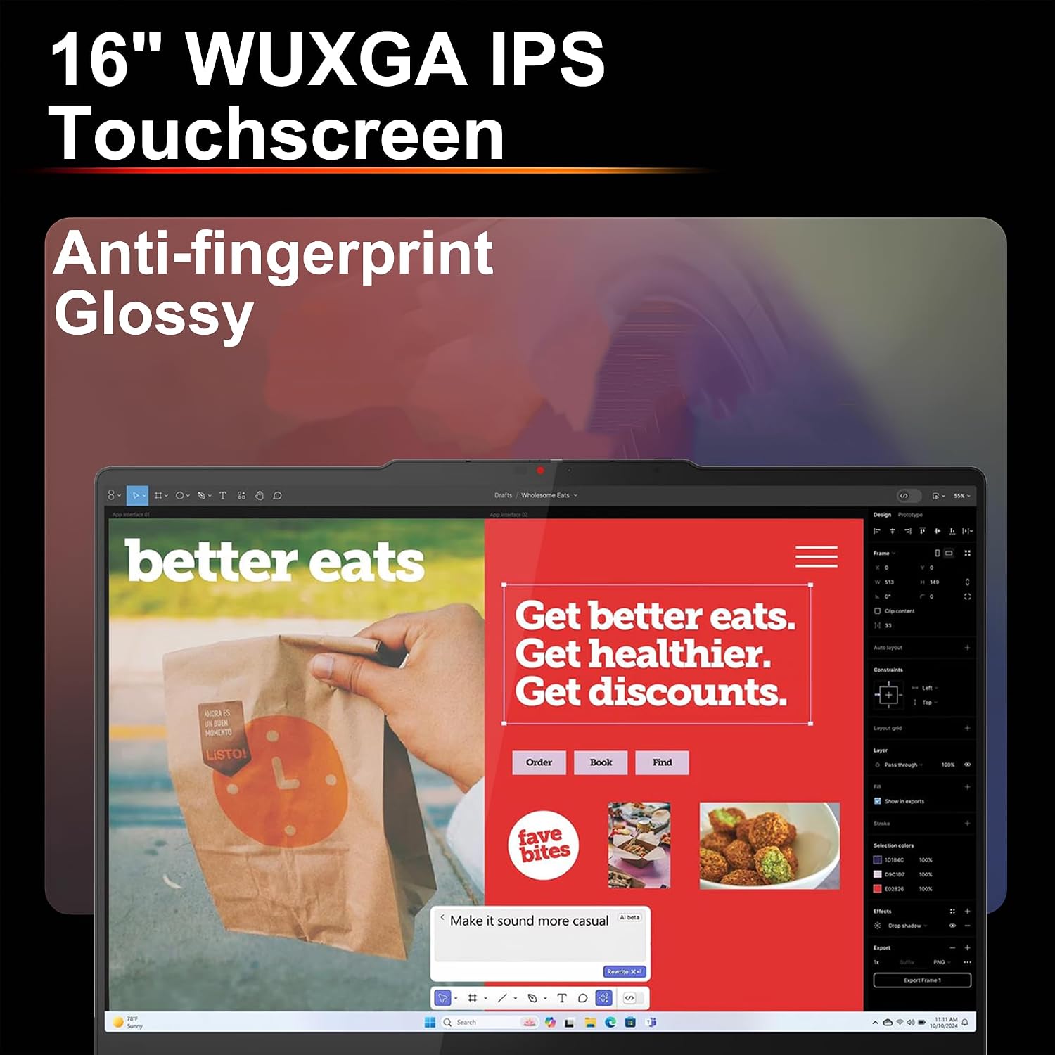 Lenovo Yoga 7 2-in-1 Laptop 16' WUXGA IPS Touch (Glossy Anti-Fingerprint) AMD 8-core Ryzen AI 7 350 (Up to 50 AI Tops) 16GB RAM 1TB SSD for Creator Business Professional Win11Pro ICP Hub