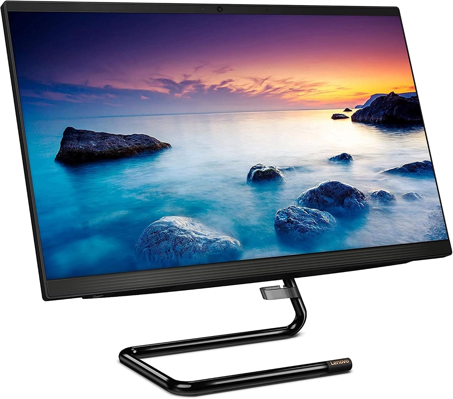Lenovo IdeaCentre AIO 3i 24' All-in-One Computer, Intel Core i3-10100T, FHD Display, 8GB RAM, 1TB HDD, 256GB SSD, DVD RW Drive, Windows 10