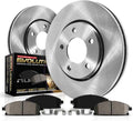 PowerStop Front Brake Kit for Chevrolet Blazer 1997-05 |S10 1998-04 |GMC Jimmy 1997-01 |Sonoma 1998-04 |Isuzu Hombre 1998-00 - Z17 Ceramic Brake Pads & Disc Rotors Replacement, KOE2004