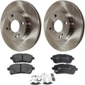 Replacement Front Brake Disc Rotors and Pads Kit fits Ford Fiesta 2011-2013 1.6L (4-Cyl) Front