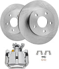 Detroit Axle - 5-Lug Rear Brake Kit for Pontiac G6 G5 Pursuit Chevrolet HHR Cobalt Malibu Saturn Aura Ion, Disc Brake Rotors Brake Caliper Replacement