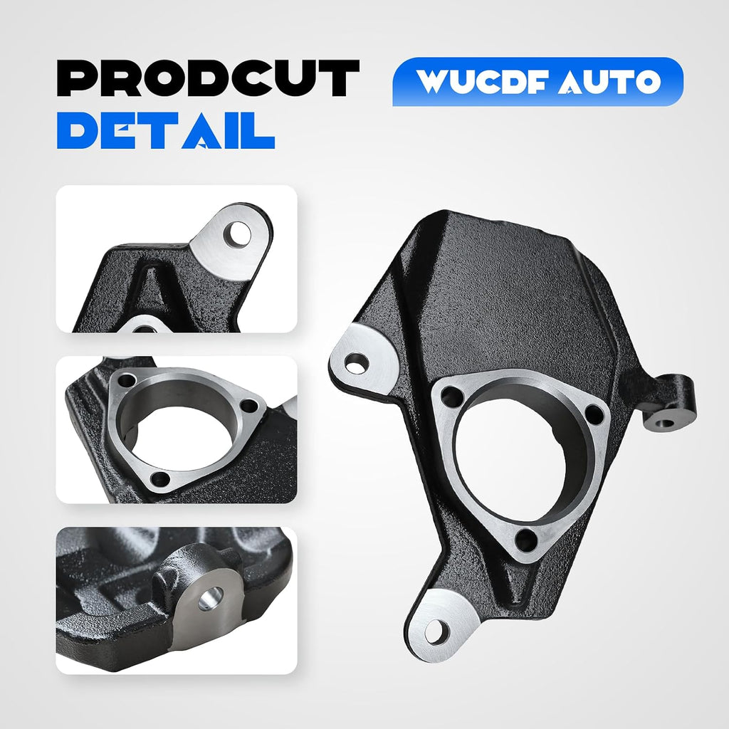 2' Drop Lowering Spindles for 1999-2006 Silverado 1500,for 1999-2007 Sierra 1500 2WD,for Cadillac Escalade/ESV/EXT 2002-2006,1999-2006 Tahoe Yukon,2WD 4WD AWD