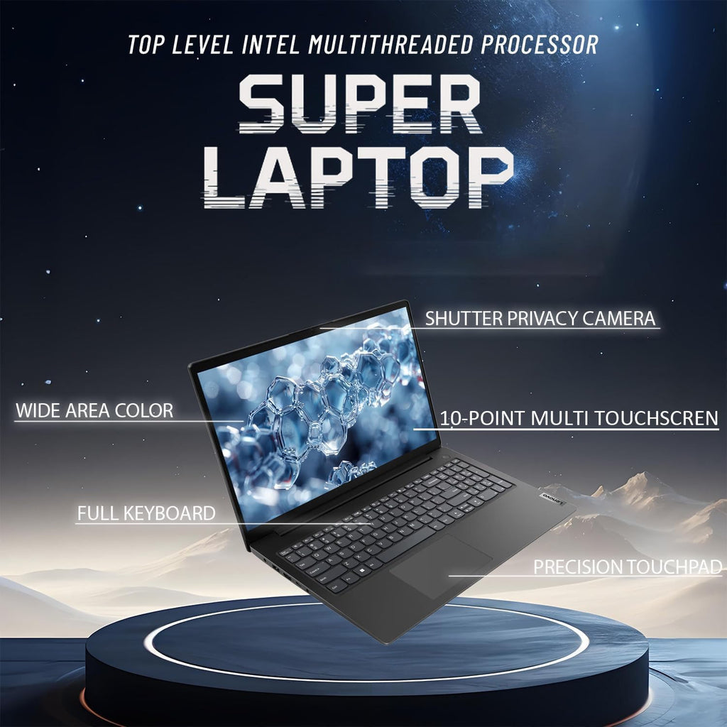 Lenovo Business Laptop, 15.6' FHD Touchscreen Display, Intel 13th 10-Core i5 CPU(Up to 4.6 GHz), 40GB RAM, 2TB SSD, Copilot AI, Wi-Fi 6, Windows 11 w/Microsoft 365 for The Web, WOWPC USB