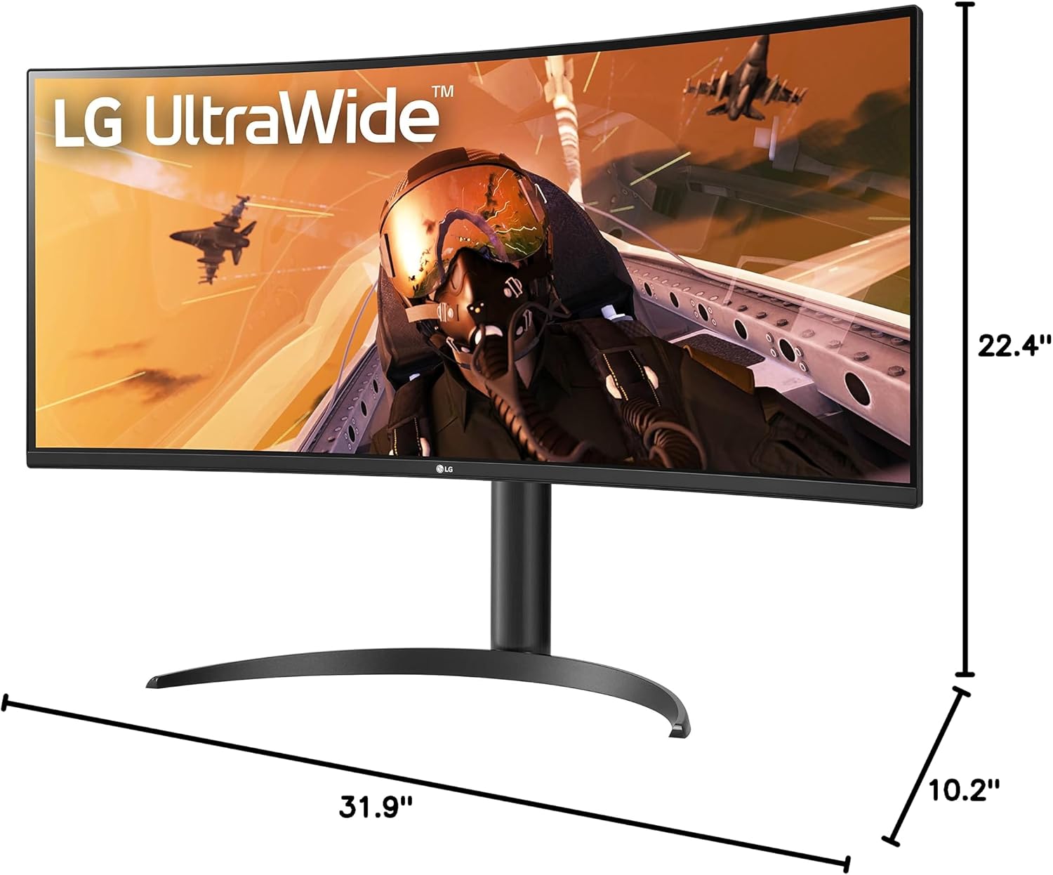34WP75C-B.AUS 34' Curved UltraWide™ QHD HDR 10 160Hz USB Type-C™ Monitor with AMD FreeSync™ Premium Pro
