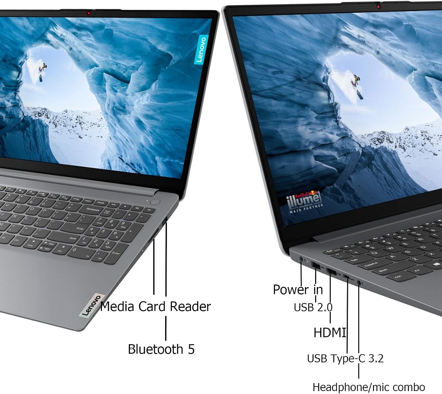 Lenovo Ideapad 1i 15.6' Touch Laptop, Intel Core i3-1215U, 15.6'' FHD Touchscreen Display, 8GB RAM, 256GB SSD, Intel UHD Graphics,Wi-Fi, HDMI, Windows 11 Home, Cloud Gray (Renewed)