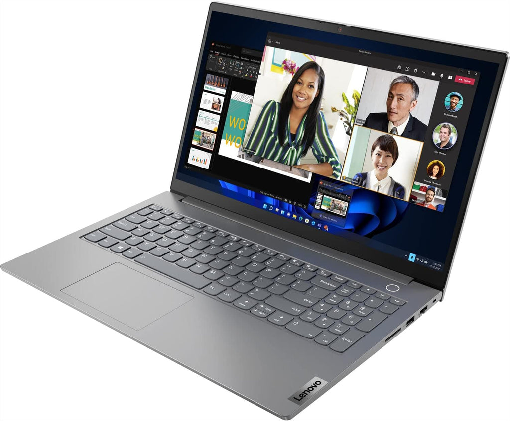 Lenovo ThinkBook 15 Gen 4 Business Laptop with 15.6' FHD (1920 x 1080) IPS Anti-Glare Non-Touch Display, Intel i7-1255U, 512GB SSD, 16GB DDR4, Thunderbolt 4, 1080P Camera, Win 11 Pro - Mineral Grey