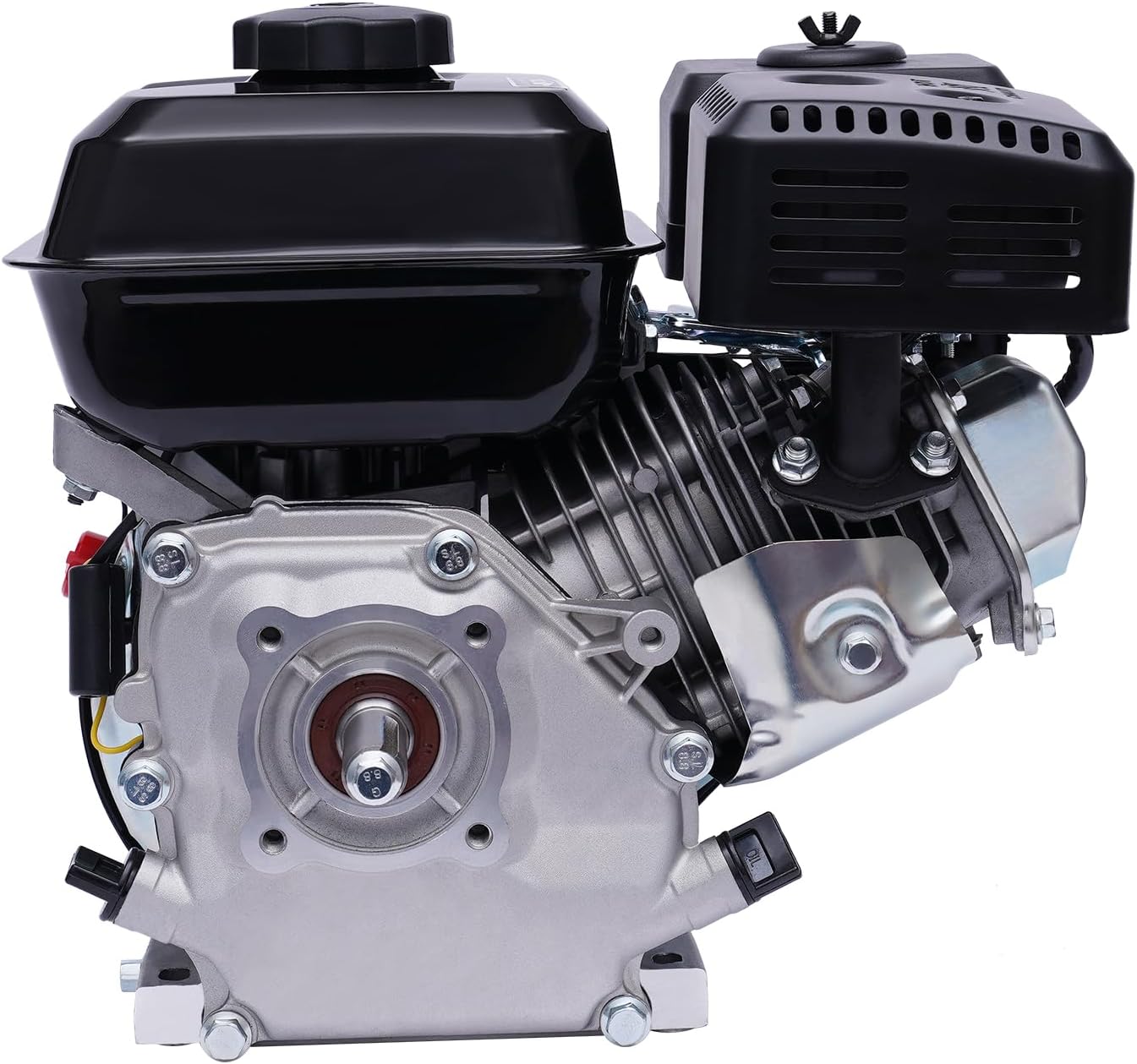 7.5HP 4 stroke engine, Mini Bike Motor, Gas Engine Replacement For Honda GX160 210cc OHV Air Cooled Horizontal 168F Pullstart Compressor Scarifier Lawnmower Pump Generator Pressure Washer