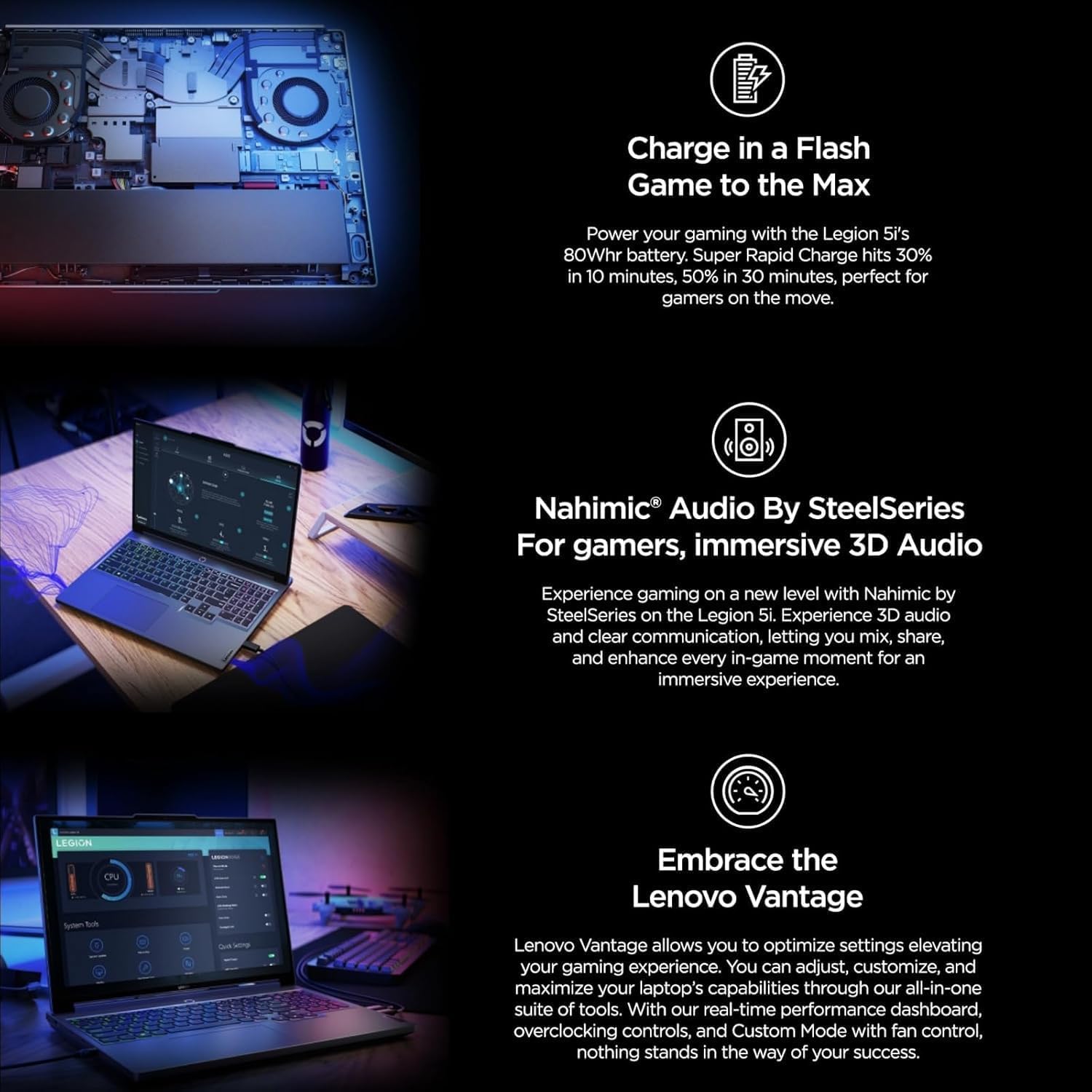 Lenovo Legion 5i Gaming Laptop, NVIDIA RTX 4060, Intel Core i9-14900HX Up to 5.8GHz, 16' WQXGA 165Hz, 32 GB DDR5, 2 TB SSD, Wi-Fi 6E, Windows 11 Pro, Microsoft Office Lifetime License, w/Accessories