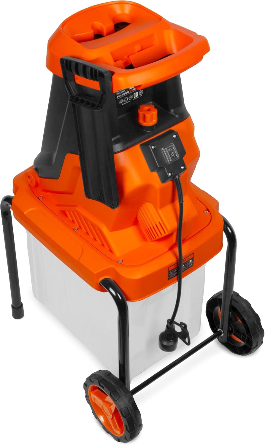WEN 41130 Electric Wood Chipper and Shredder, 15-Amp, Black