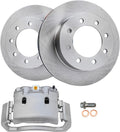 Detroit Axle - 353mm Front Disc Rotors Passenger Side Brake Caliper Replacement for 2006-2008 Dodge Ram 1500 2500 3500