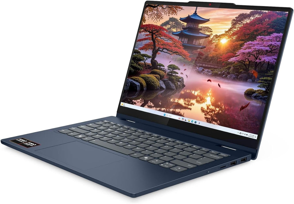 Lenovo IdeaPad 5 2-in-1 14' WUXGA (1920x1200) IPS Touchscreen Laptop 2025 New | AMD Ryzen AI 7 350 8-Core | AMD Radeon 860M Graphics | Backlit Keyboard | Wi-Fi 7 | 16GB LPDDR5 1TB SSD | Win11 Home