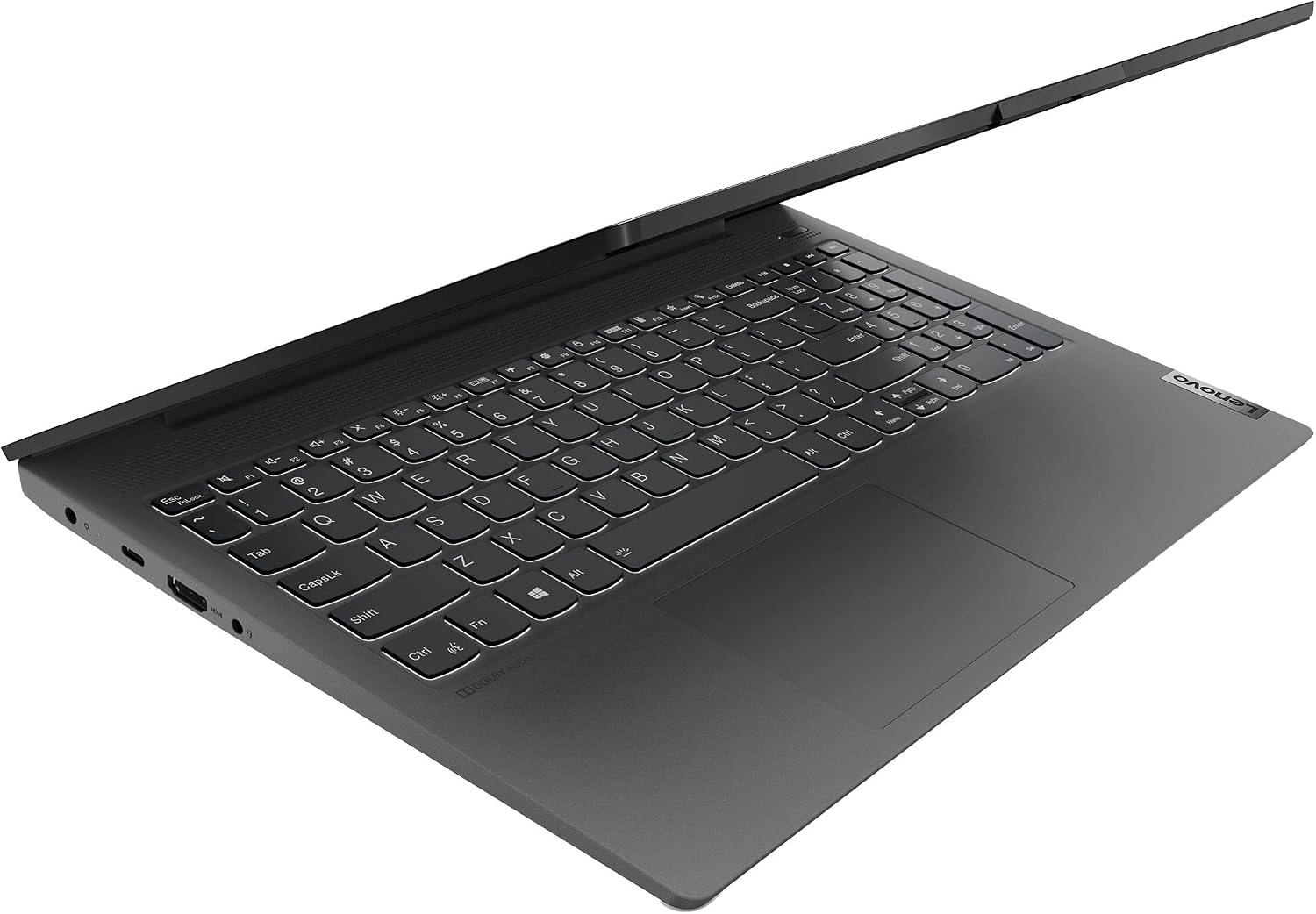 Lenovo IdeaPad 5 Laptop: 10th Gen Core i5-1035G1, 16GB RAM, 512GB SSD, 15.6'' Full HD IPS Touchscreen, Graphite Gray, 81YK00CGUS