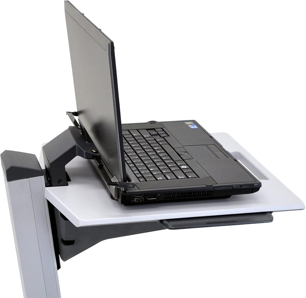 Ergotron – Neo-Flex Rolling Laptop Cart, Mobile Standing Desk Workstation – Laptop, Grey
