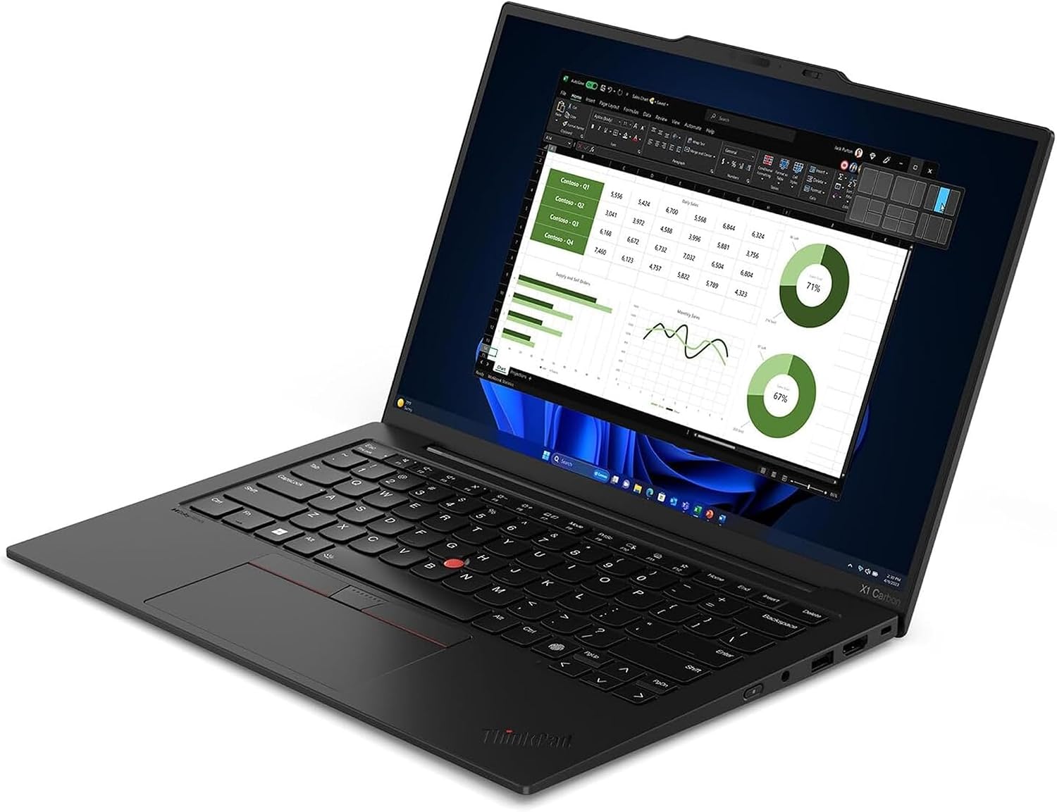 Lenovo ThinkPad X1 Carbon Gen 13, Intel Ultra 7 255U, 14' (1920 x 1200), WUXGA, 32GB DDR5, 1TB SSD, IR+ RGB Camera, WiFi 6E, Win 11 Pro - Black