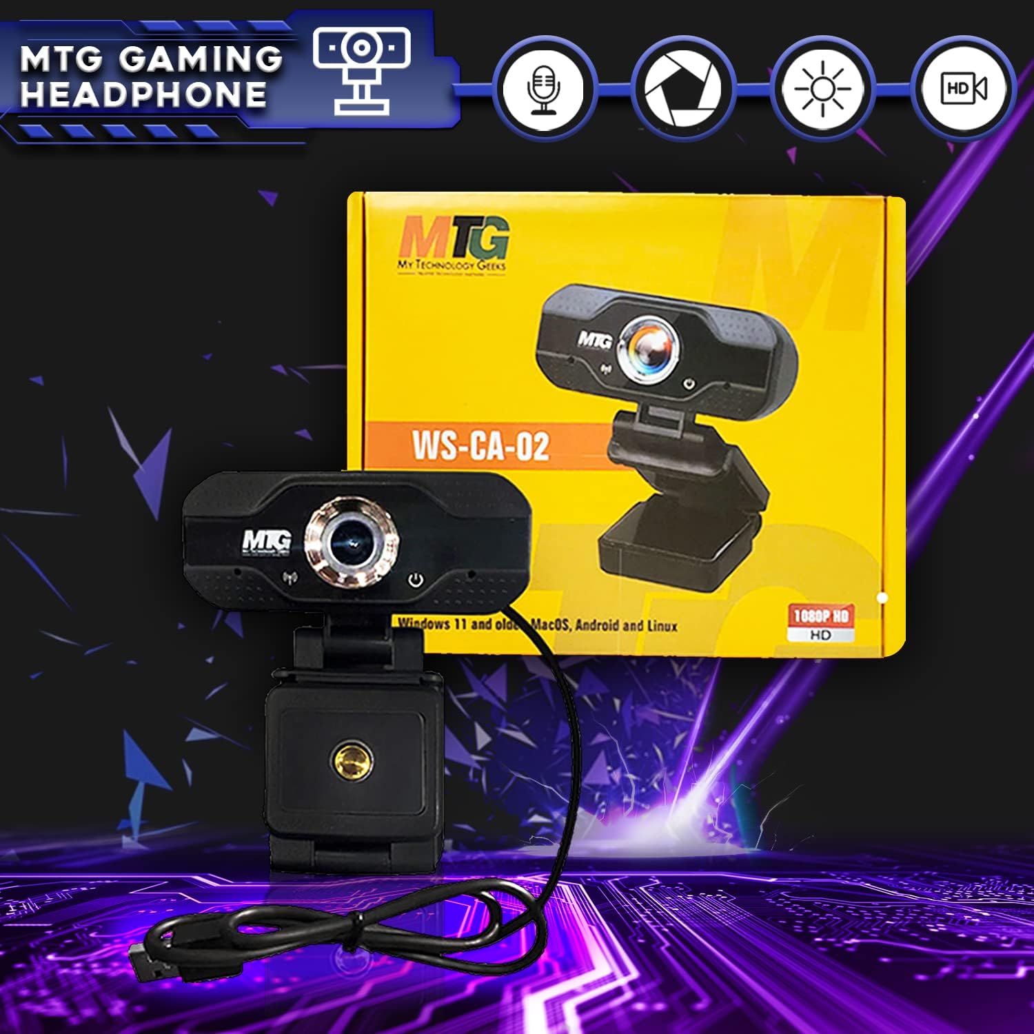 TechMagnet Gaming Desktop PC, Intel i5 6th Gen, Zeus Pro 6, RX 550, 16GB RAM, 256GB SSD + 1TB HDD 24 Inch Curved Monitor, RGB Keyboard Mouse, Speaker, Headphone, Webcam, Windows 11 (Renewed)